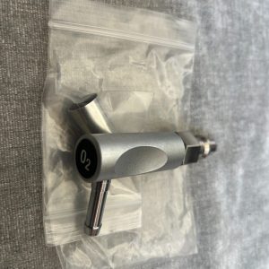 Drager Oxygen Gas Plug Connector with Hose Clamp