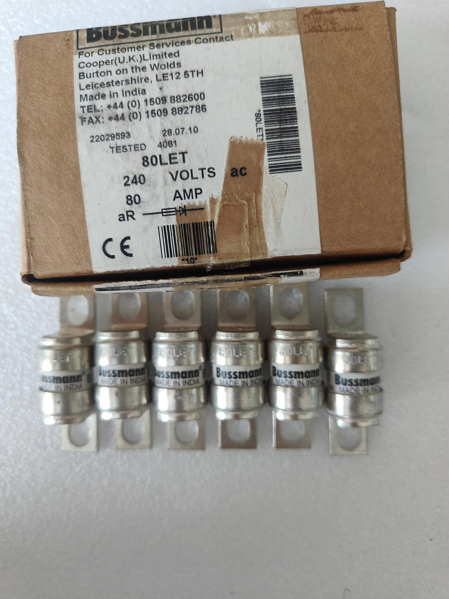 80LET Series 240V AC Industrial Fuse for Laboratory_1